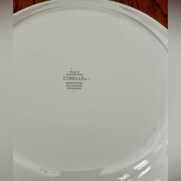 SET OF 4 CORELLE TEXTURED LEAVES LUNCHEON LUNCH PLATES 9" - Picture 10 of 10